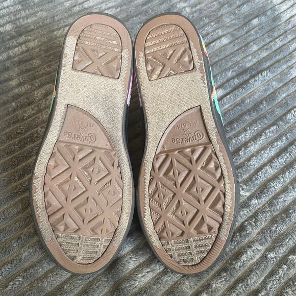 Converse CTAS High Top Psychedelic Black Shoes Youth 13 Style 371272F - Picture 8 of 9